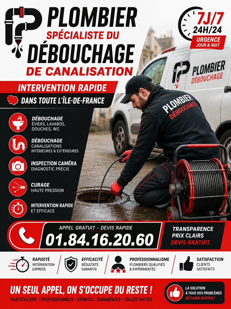 Debouchage Canalisation Poissy